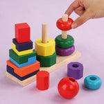 Load image into Gallery viewer, Colorful Tower stacking Shape - الأبراج الملونة
