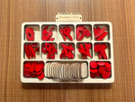 Load image into Gallery viewer, Arithmetic Operations Box with calculations Board (Arabic) - natural wood - non-toxic - handmade - صندوق العمليات الحسابية مع لوحه العمليات الحسابية (لغة عربية) - خشب طبيعي
