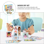 Load image into Gallery viewer, Wooden Cartoon Stacking Baby Figures and Professions Puzzle Block Set For Toddlers
