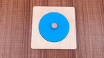Load image into Gallery viewer, Circle wooden puzzle - Geometric shape puzzle - natural wood- non-toxic - handmade بازل الاشكال الهندسية - دائرة
