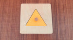Load image into Gallery viewer, Triangle wooden puzzle - Geometric shape puzzle - natural wood- non-toxic - handmade  بازل الاشكال الهندسية - مثلث
