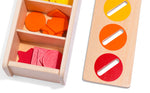 Load image into Gallery viewer, Wooden Shape &amp; Color Sorting box - صندوق تصنيف الألوان و الأشكال الخشبي
