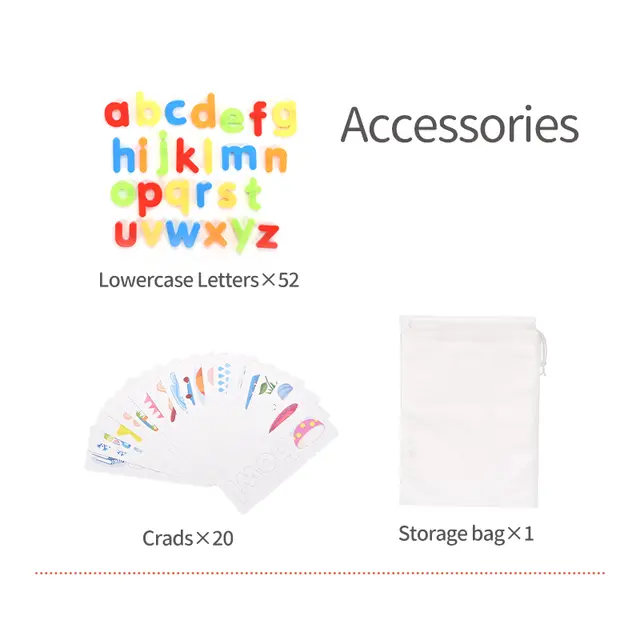 Magnetic spelling game