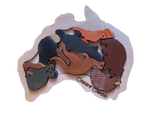 Load image into Gallery viewer, Australia Animal Puzzle - بازل قارة استراليا حيوانات
