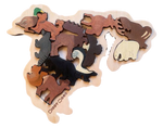 Load image into Gallery viewer, North America Animal Puzzle - بازل قارة امريكا الشمالية حيوانات
