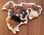 Load image into Gallery viewer, North America Animal Puzzle - بازل قارة امريكا الشمالية حيوانات
