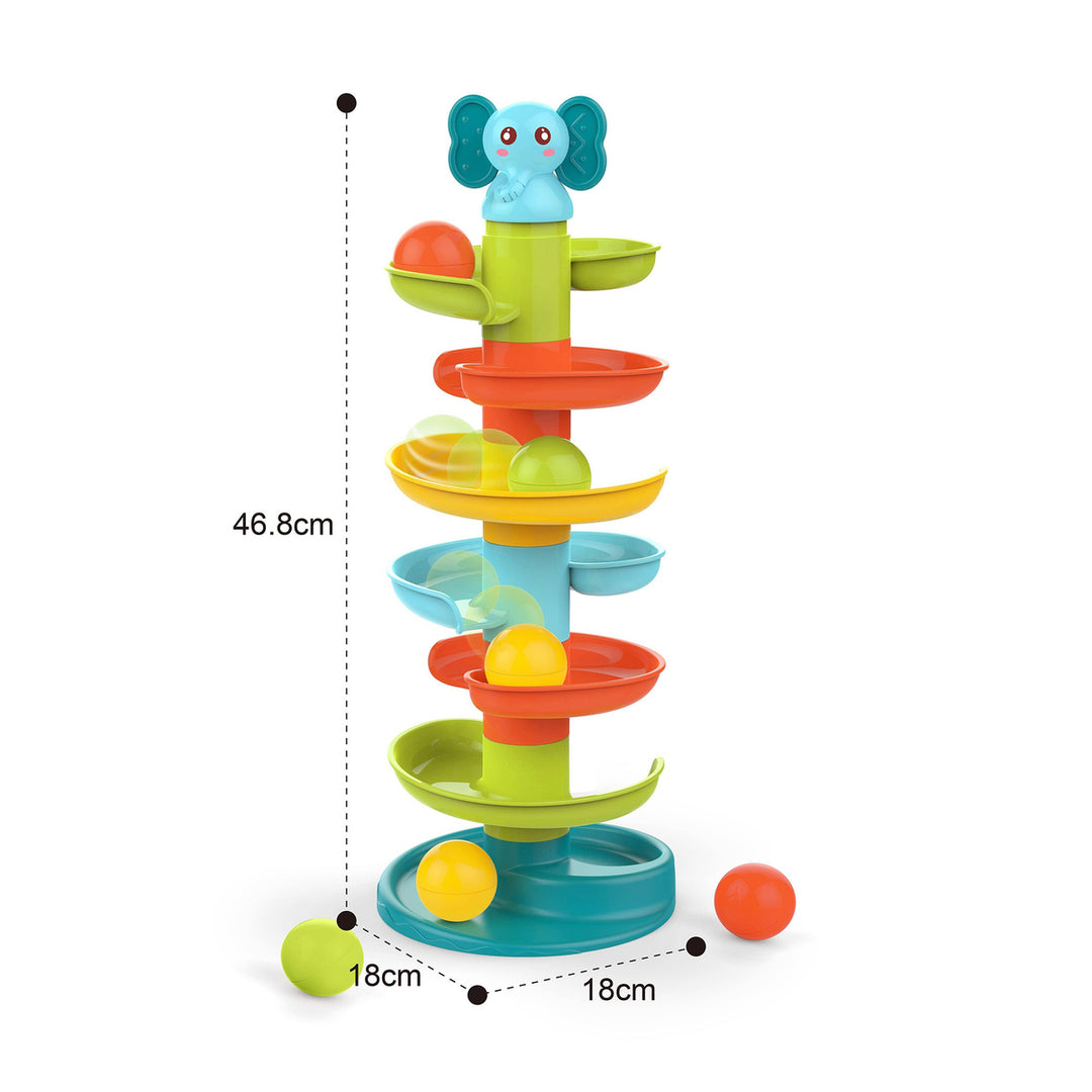 Roll Ball 14 pcs - برج تدحرج كور 14 قطعة