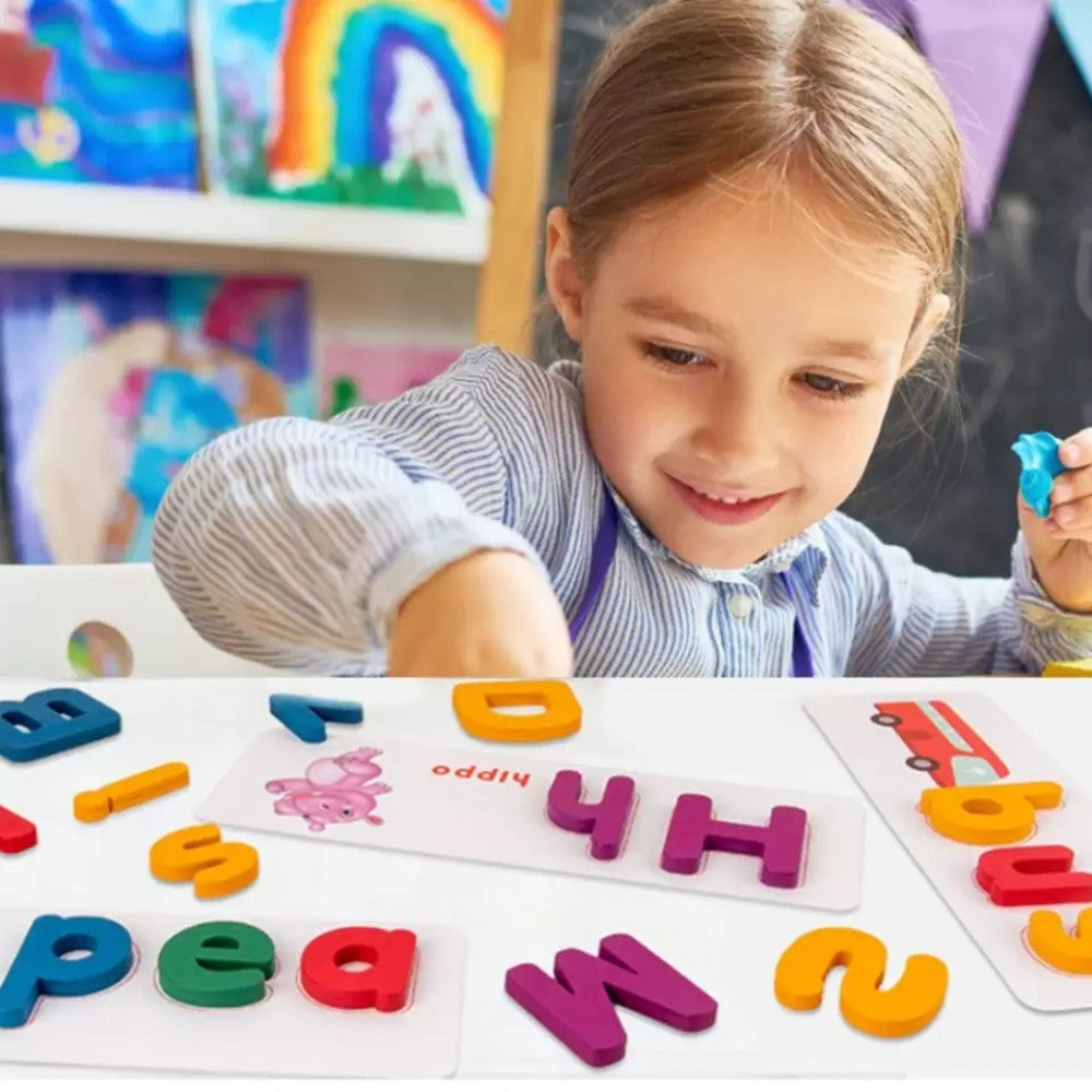 Word Building Blocks - مساطر مطابقة كلمات انجليزي
