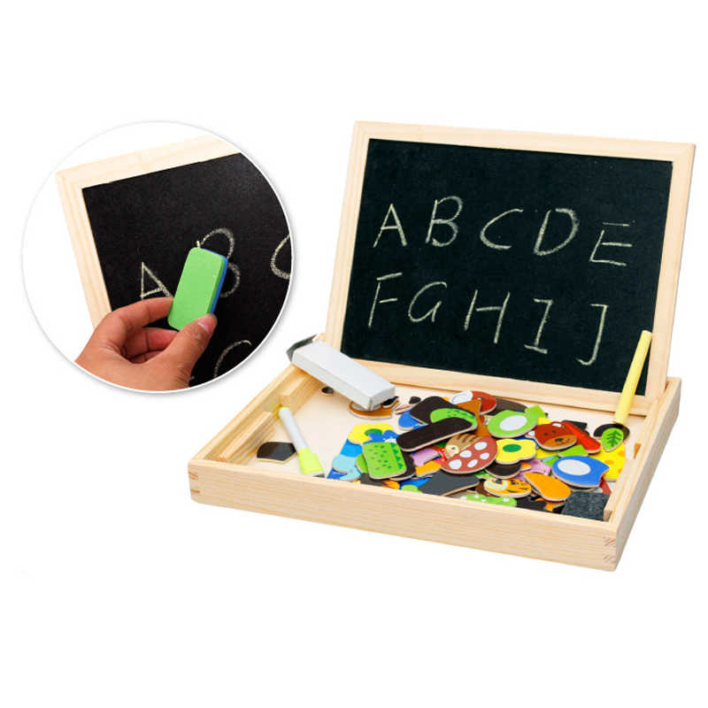 Magnetic Educational Wooden Puzzle - forest