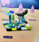 Load image into Gallery viewer, Gear Rotating building blocks 74 Pcs - لعبة مكعبات مع تروس 74 قطعة
