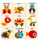Load image into Gallery viewer, Wooden Geoanimo Creative Animal Blocks - جوانيمو أشكال حيوانات خشبية
