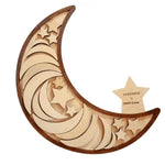 Load image into Gallery viewer, Crescent and star wooden puzzle -  بازل هلال و نجمة الخشبي

