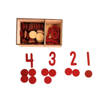 Load image into Gallery viewer, Box of numbers and buttons (coins) - صندوق أرقام و قواشيط
