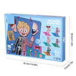 Load image into Gallery viewer, BODY MYSTERY MAGNETIC STICK - 90 pcs - بازل جسم الإنسان مغناطيسي -  90 قطعة

