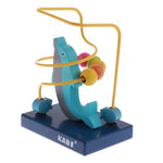 Load image into Gallery viewer, Portable Giraffe Bead maze - متاهة سلك حيوانات صغيرة - دولفين
