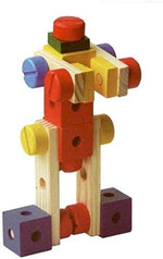 Load image into Gallery viewer, Wooden Mechanics Nuts and Bolts - Construction Set - مجموعة الفك و التركيب متعددة الأشكال
