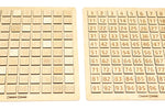 Load image into Gallery viewer, Montessori Hundred Board - Montessori Math Set, Waldorf Math, Math Manipulative, Montessori Materials, Montessori Counting Toy  -  لوحة المائة حفر انجليزي
