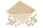 Load image into Gallery viewer, Montessori Hundred Board - Montessori Math Set, Waldorf Math, Math Manipulative, Montessori Materials, Montessori Counting Toy  -  لوحة المائة حفر انجليزي
