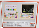 Load image into Gallery viewer, Double-sided Writing Board with Magnetic alphabet and Jigsaw Puzzles Set
