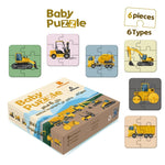 Load image into Gallery viewer, puzzle 6 pieces- Kids Puzzle - Vehicles - بازل أطفال - 6 قطعة - المركبات
