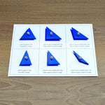 Load image into Gallery viewer, Peg Board Multiple geometric shapes puzzle - non-toxic - handmade لوحة كابينة الاشكال الهندسية
