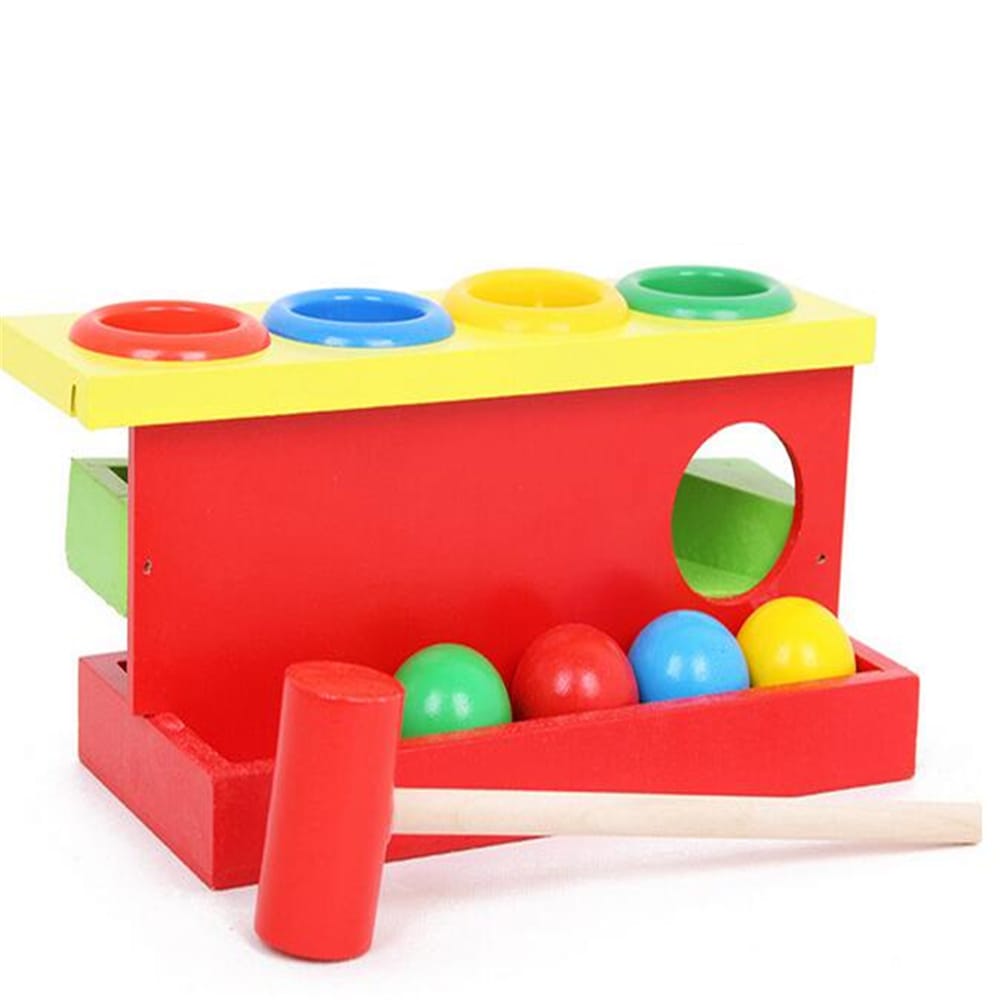 Two Layers Wooden Hammer Ball rolling slop - مطرقة منحدر 2 دور