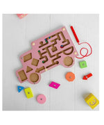 Load image into Gallery viewer, Car Magnetic maze with matching game - متاهة مغناطيس سيارة مع مطابقة
