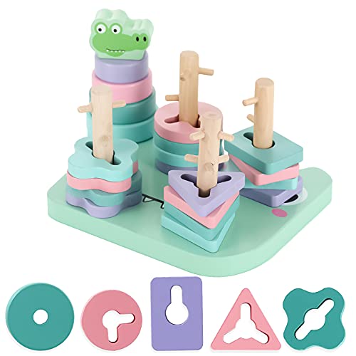 Geometry Matching 4 Column Building with Alligator stacking Column
