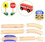 Load image into Gallery viewer, Rail overpass wooden set - المدينة المرورية
