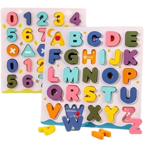 ABC Letter & Number Puzzles - بازل حروف و ارقام انجليزي