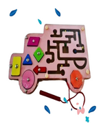 Load image into Gallery viewer, Car Magnetic maze with matching game - متاهة مغناطيس سيارة مع مطابقة
