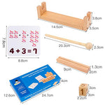 Load image into Gallery viewer, Wooden Spinning number Matching Blocks with Cards - مكعبات خشبية دوارة للعمليات الحسابية مع بطاقات
