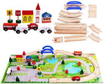 Load image into Gallery viewer, Rail overpass wooden set - المدينة المرورية
