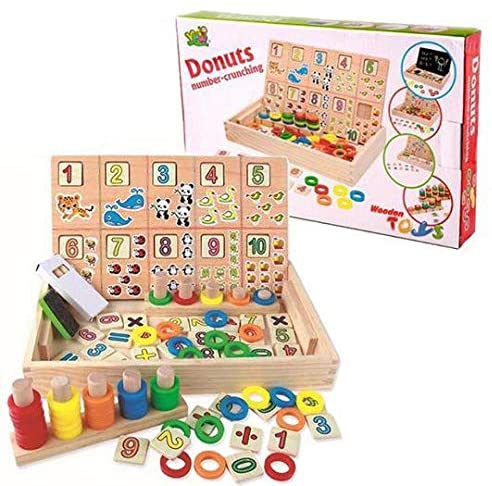 Donuts Numbers box - Abacus - Black Board - صندوق الدونتس + عداد
