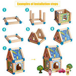 Load image into Gallery viewer, Master Of Architecture 128 Pieces Wooden Blocks - شرائح بناء خشبية 128 قطعة
