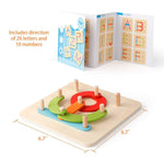 Load image into Gallery viewer, Wooden Letter Number Construction Puzzle -  شرائح تكوين الحروف الخشبية
