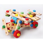 Load image into Gallery viewer, Wooden Mechanics Nuts and Bolts - Construction Set - مجموعة الفك و التركيب متعددة الأشكال
