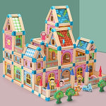 Load image into Gallery viewer, Master Of Architecture 128 Pieces Wooden Blocks - شرائح بناء خشبية 128 قطعة
