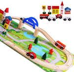 Load image into Gallery viewer, Rail overpass wooden set - المدينة المرورية
