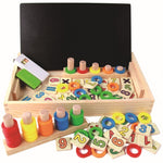 Load image into Gallery viewer, Donuts Numbers box - Abacus - Black Board - صندوق الدونتس + عداد
