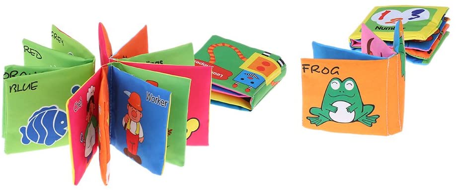 A set of 6 cloth books - مجموعة 6 كتب قماش