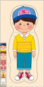 Load image into Gallery viewer, Human body wooden matching puzzle - boy
