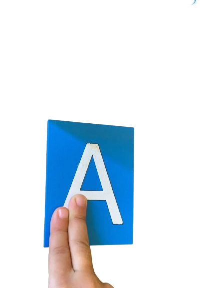 Sandpaper English letters (Upper case) - الحروف الإنجليزية المصنفرة (الحروف الكبيرة)