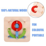 Load image into Gallery viewer, Wooden Letter Number Construction Puzzle -  شرائح تكوين الحروف الخشبية
