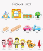 Load image into Gallery viewer, Master Of Architecture 128 Pieces Wooden Blocks - شرائح بناء خشبية 128 قطعة
