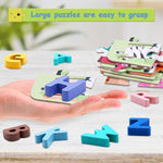 Load image into Gallery viewer, Alphabet Educational Wooden Puzzle - 36 Alphabet jigsaw puzzle
