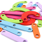 Load image into Gallery viewer, Wooden Letter Number Construction Puzzle -  شرائح تكوين الحروف الخشبية
