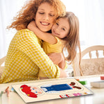 Load image into Gallery viewer, Human body wooden matching puzzle - girl بازل مطابقة جسم الانسان - بنت
