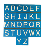 Load image into Gallery viewer, Sandpaper English letters (Upper case) - الحروف الإنجليزية المصنفرة (الحروف الكبيرة)
