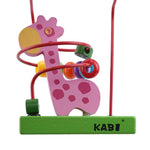 Load image into Gallery viewer, Portable Giraffe Bead maze - متاهة سلك حيوانات صغيرة - زرافة

